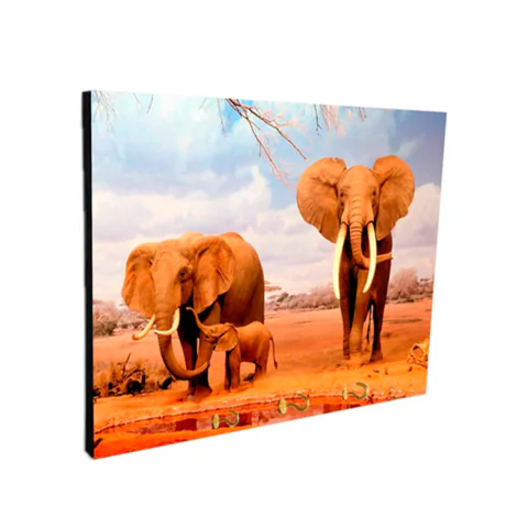 Portallaves de pared Elefantes 4