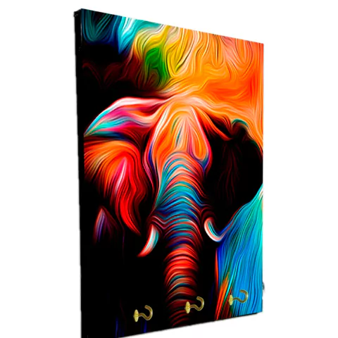 Portallaves de pared Elefantes 9