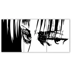 Tríptico simple Ataque a los titanes 1