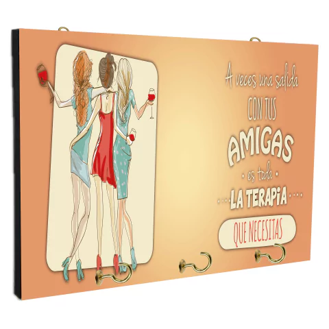 Portallaves de pared Frases y palabras Español 107