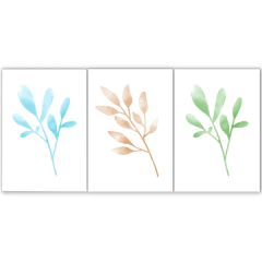 Tríptico simple Hojas 12