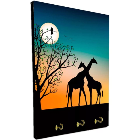 Portallaves de pared Jirafas 13