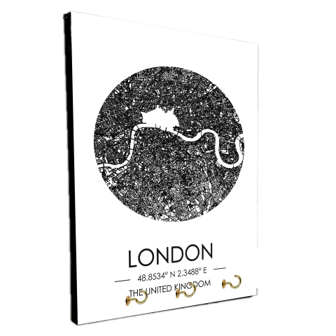 Portallaves de pared Londres 1