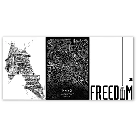 Tríptico simple Nórdico Varios 13