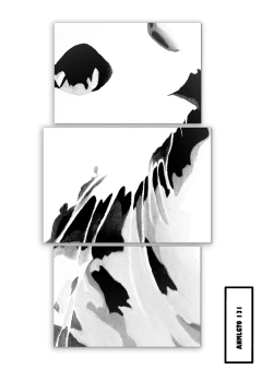 Tríptico escalonado Gatos 131 - comprar online