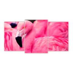 Tríptico escalonado Flamencos 14