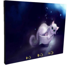 Portallaves de pared Gatos 156