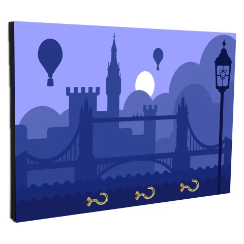 Portallaves de pared Ciudades Varias 158