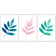 Tríptico simple Hojas 16