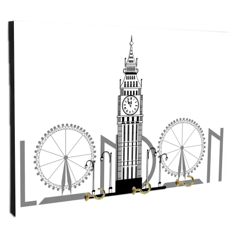 Portallaves de pared Ciudades Varias 162