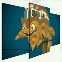 Tríptico escalonado Mi vecino Totoro 16 en internet