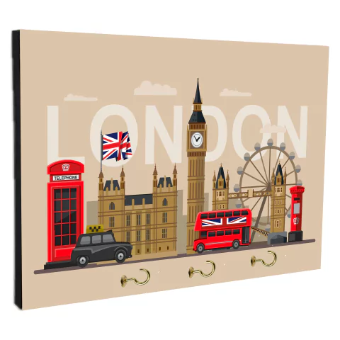 Portallaves de pared Ciudades Varias 17