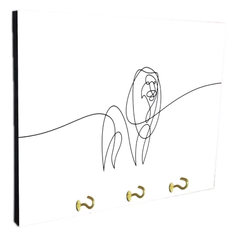 Portallaves de pared Leones 18