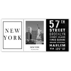 Tríptico simple Nórdico Varios 18