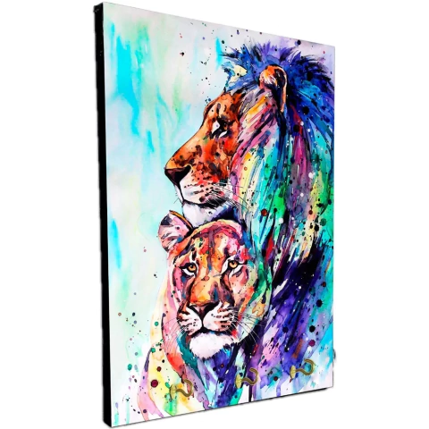 Portallaves de pared Leones 189