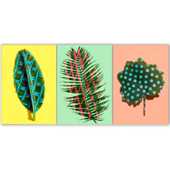 Tríptico simple Hojas 19