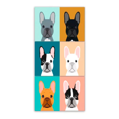 Tríptico simple Perros 2