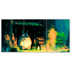Tríptico simple Mi vecino Totoro 20