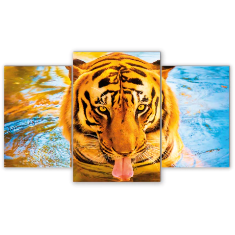 Tríptico escalonado Tigres 20