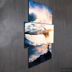 Tríptico escalonado Animales Varios 203 - comprar online