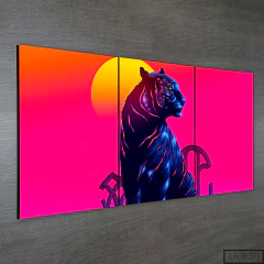 Tríptico simple Tigres 203 - comprar online