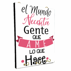 Portallaves de pared Frases y palabras Español 205