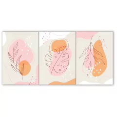 Tríptico simple Lineart 25