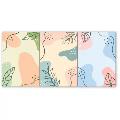 Tríptico simple Lineart 26