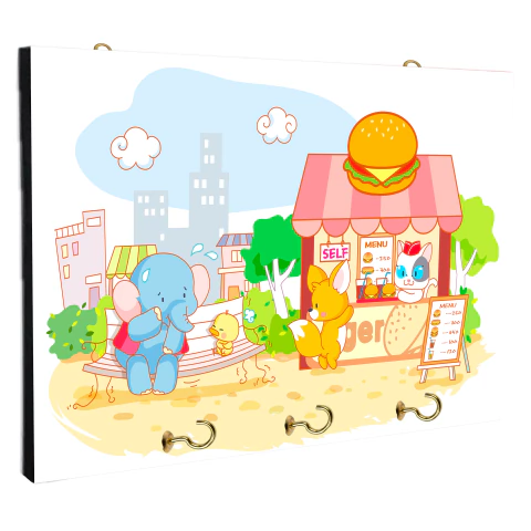 Portallaves Animalitos 281 - comprar online