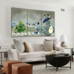 Tríptico simple Mi vecino Totoro 28 - comprar online