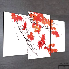 Tríptico escalonado Hojas 29 - comprar online