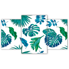 Tríptico escalonado Hojas 30