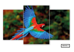 Tríptico escalonado Pájaros 32 - comprar online