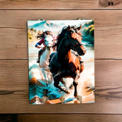 Portallaves de pared Caballos 32 - comprar online