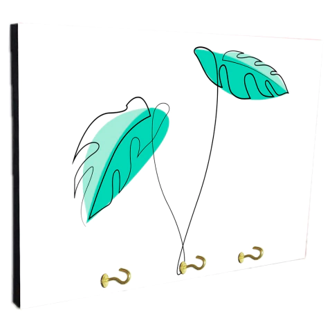 Portallaves de pared Hojas 322