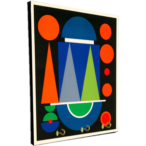 Portallaves de pared Figuras geométricas 33