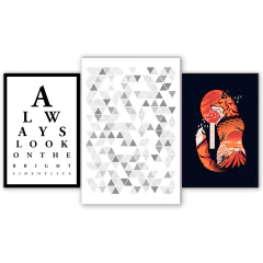 Tríptico escalonado Nórdico Varios 33