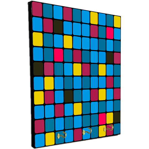 Portallaves de pared Figuras geométricas 341