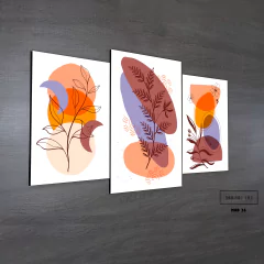 Tríptico escalonado Lineart 36 - comprar online