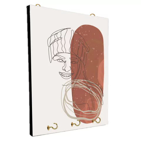 Portallaves de pared Lineart 389