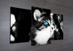 Tríptico escalonado Gatos 39 en internet