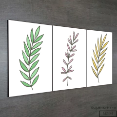 Tríptico simple Hojas 4 - comprar online