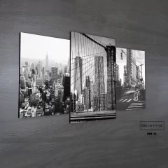 Tríptico escalonado Ciudades Varias 42 - comprar online