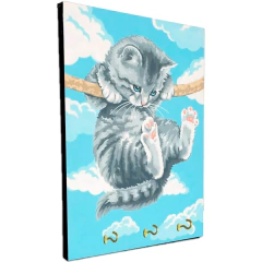 Portallaves de pared Gatos 43