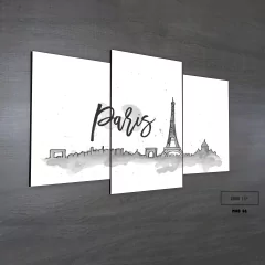 Tríptico escalonado Ciudades Varias 46 - comprar online