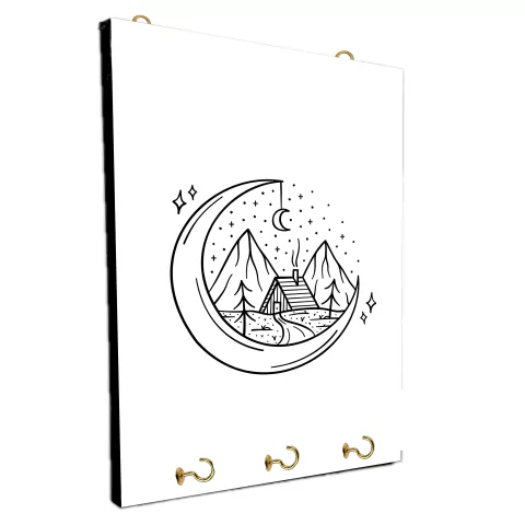 Portallaves de pared Lineart 5