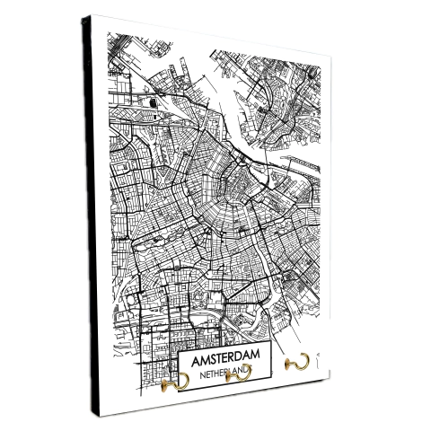 Portallaves de pared Ámsterdam 5