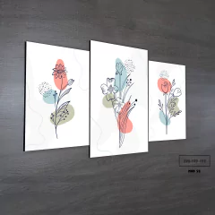 Tríptico escalonado Lineart 58 - comprar online