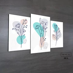 Tríptico escalonado Lineart 59 - comprar online