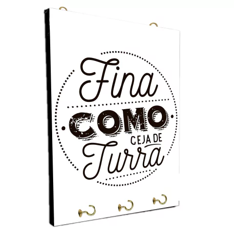 Portallaves de pared Frases y palabras Español 61